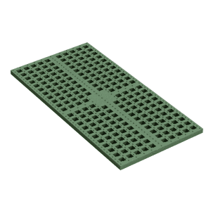 Rejilla 100x50x2,5cm - Tráfico Peatonal