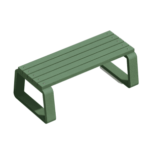 Banca Guayacán 2 Puestos - Sin Espaldar