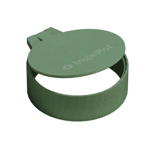 Válvula Plástica Antirretorno o Charnela – 10 Pulgadas