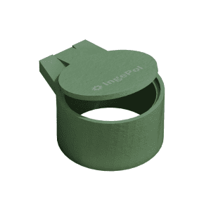 Válvula Plástica Antirretorno o Charnela - 4 Pulgadas