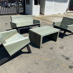 Sala en Madera Plástica - Ébano