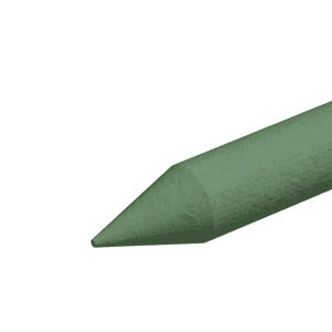 Estacón Redondo con Punta – 2 Pulgadas