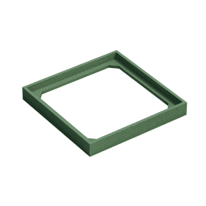 Marco Tapa 1,00m x 1,00m x 6cm