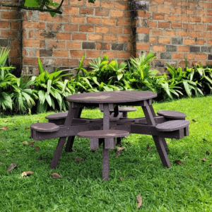 Mesa Picnic en Plástico Reciclado – Lago