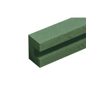 Perfil U en Plástico Reciclado - 6cm x 4cm