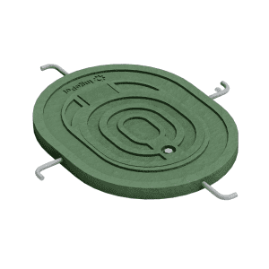 Tapa Redonda para Medidor de Acueducto